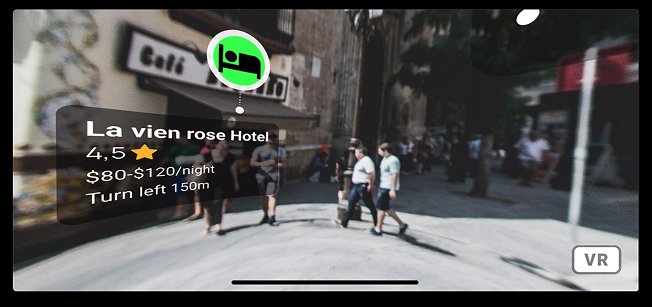 AR prototype screen 2 shown to participants during testing