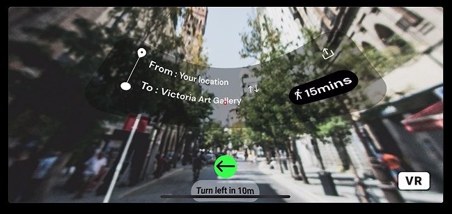 AR prototype screen 3 shown to participants during testing